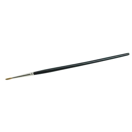 Weiler 1/16" Watercolor Brush, Red Sable, 5/16" Trim Length, Round Handle 41001